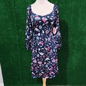 Floral Long Sleeve Dress